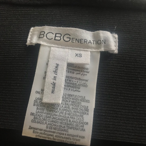 BCBG Black Asymmetrical Skirt - Picture 2 of 2